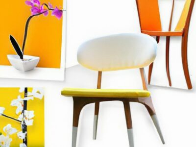 Tutorial de Pintura floral usando cadeiras de madeira