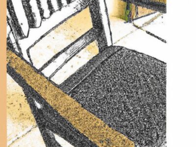 Colagem artística fácil para renovar suas cadeiras de madeira