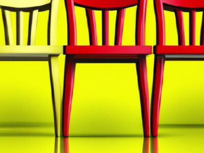 Transforme suas Pintura floral com cadeiras de cozinha