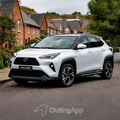 Economia e eficiência fazem do Toyota Yaris Cross um parâmetro para Carros híbridos PCD 2026. Carros híbridos PCD 2026